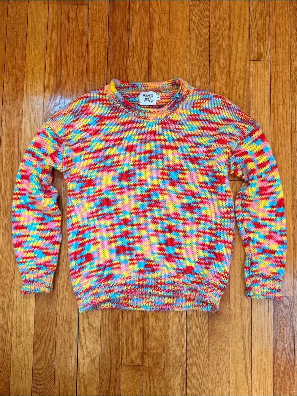 Princess Polly Bright Multicolor Crewneck Sweater